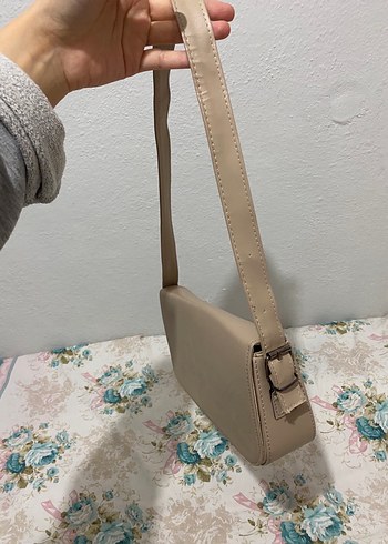 Bej Dantelli Bohem Omuz Çantası - Görsel 2