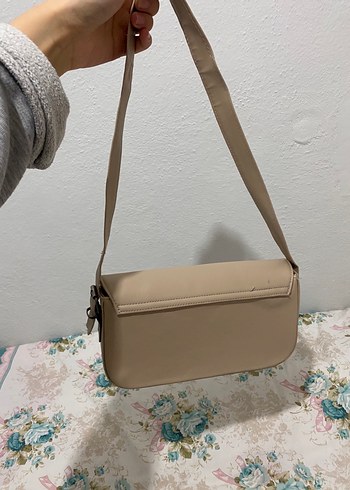 Bej Dantelli Bohem Omuz Çantası - Görsel 3