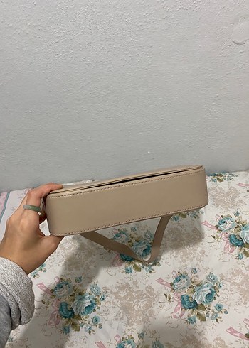 Bej Dantelli Bohem Omuz Çantası - Görsel 5