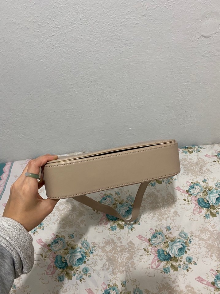 Bej Dantelli Bohem Omuz Çantası - Görsel 5