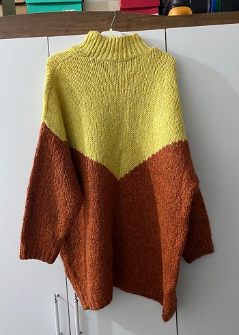 Yumuşak Örgü Bohem Kadın Kazak - Görsel 4