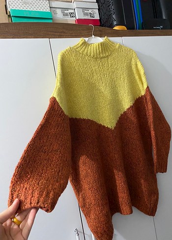 Yumuşak Örgü Bohem Kadın Kazak - Görsel 2