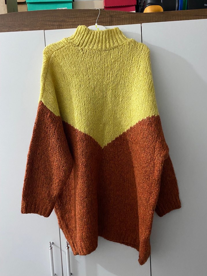 Yumuşak Örgü Bohem Kadın Kazak - Görsel 4