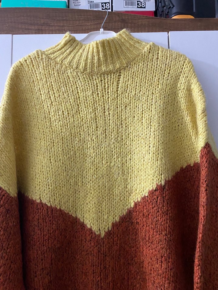 Yumuşak Örgü Bohem Kadın Kazak - Görsel 3