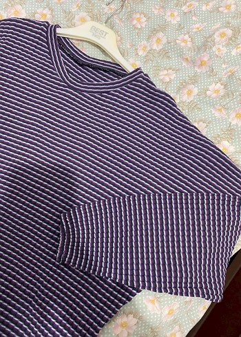 Mor Uzun Kolay Kesim Elbise - Görsel 5