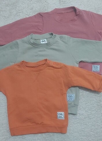 Erkek bebek sweatshirt