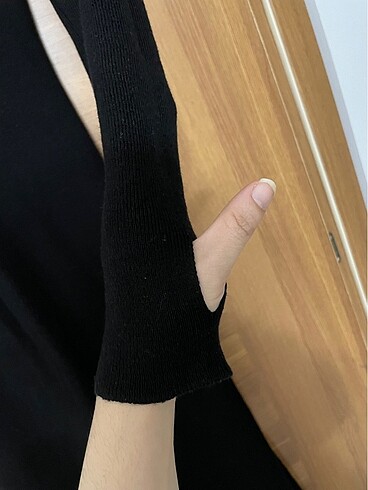 Zara triko elbise uzun