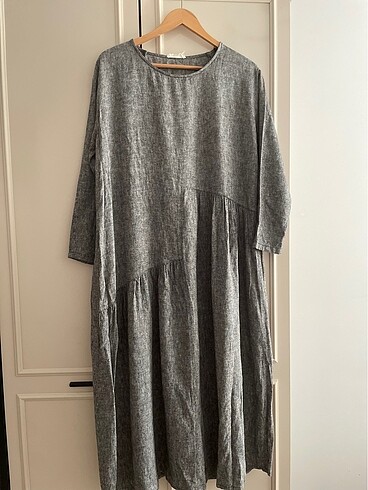 Oversize elbise uzun