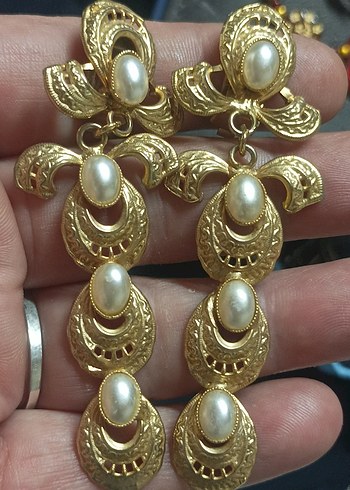 Vintage incili küpe