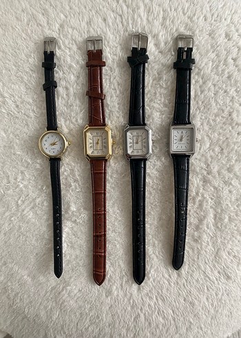 Kahverengi Kemerli Vintage Kadın Saati - Görsel 2