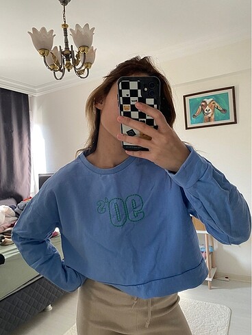 Trendyol & Milla Mavi crop sweat