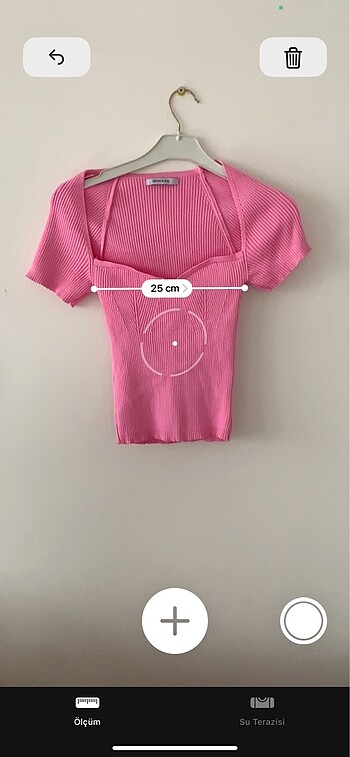 diğer Beden pembe Renk triko crop /bluz