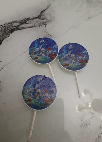 3 lu sirinler mum