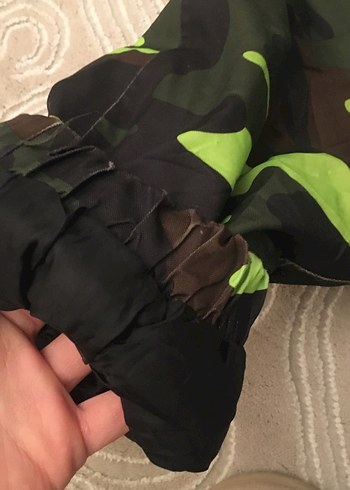 Koyu Yeşil Kamuflaj  Kayak Tulumu - Görsel 2