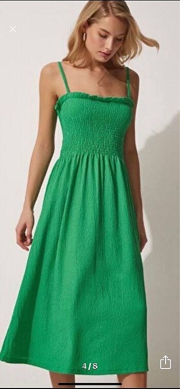 H&M marka askılı elbise