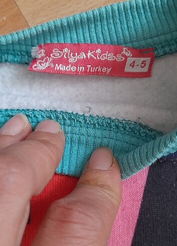 4 Yaş Beden çeşitli Renk Kız çocuk şardonlu takım