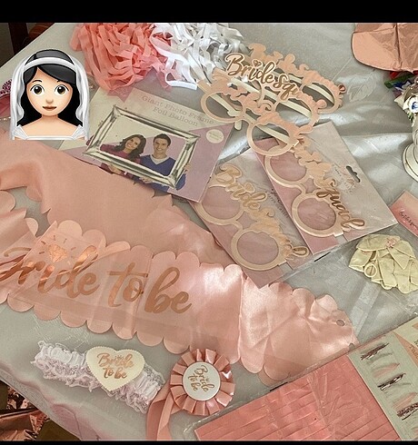 Bride to be parti malzemeleri