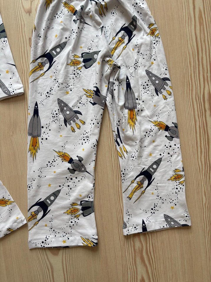 Gri Uzay Temalı Baskılı Çocuk Atlet - Görsel 2