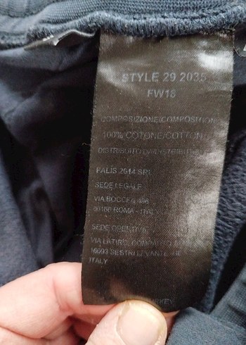 erkek lacivert Rahat Kesim Eşofman Altı - Görsel 6