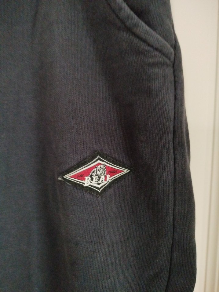 erkek lacivert Rahat Kesim Eşofman Altı - Görsel 2