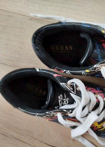 Renkli yazılı casual günlük spor ayyakkabı - Görsel 5