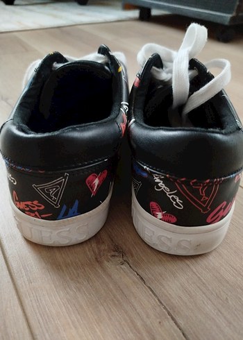 Renkli yazılı casual günlük spor ayyakkabı - Görsel 3