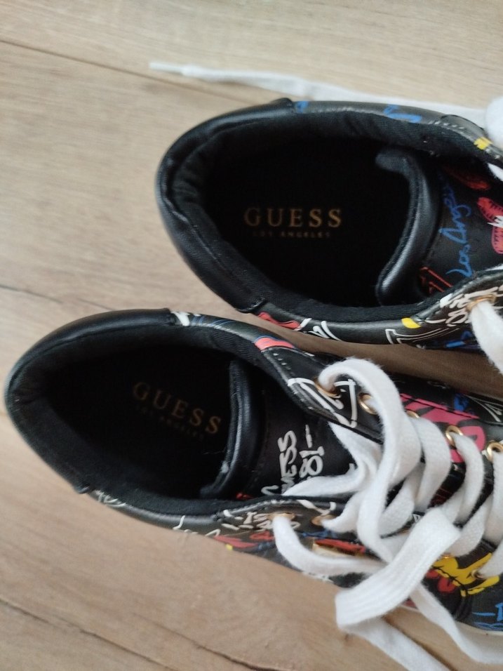 Renkli yazılı casual günlük spor ayyakkabı - Görsel 5