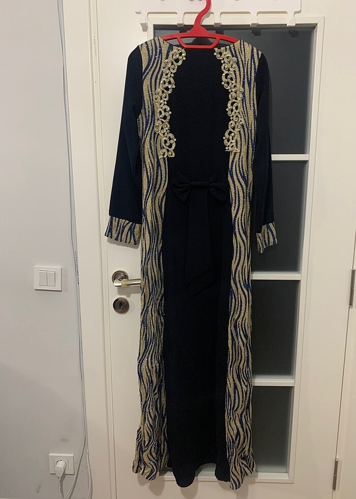 Tesettür abiye elbise - Görsel 4