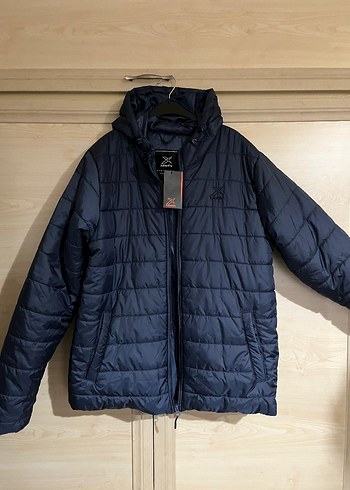 Erkek Lacivert Fermuarlı Günlük Mont - Görsel 2