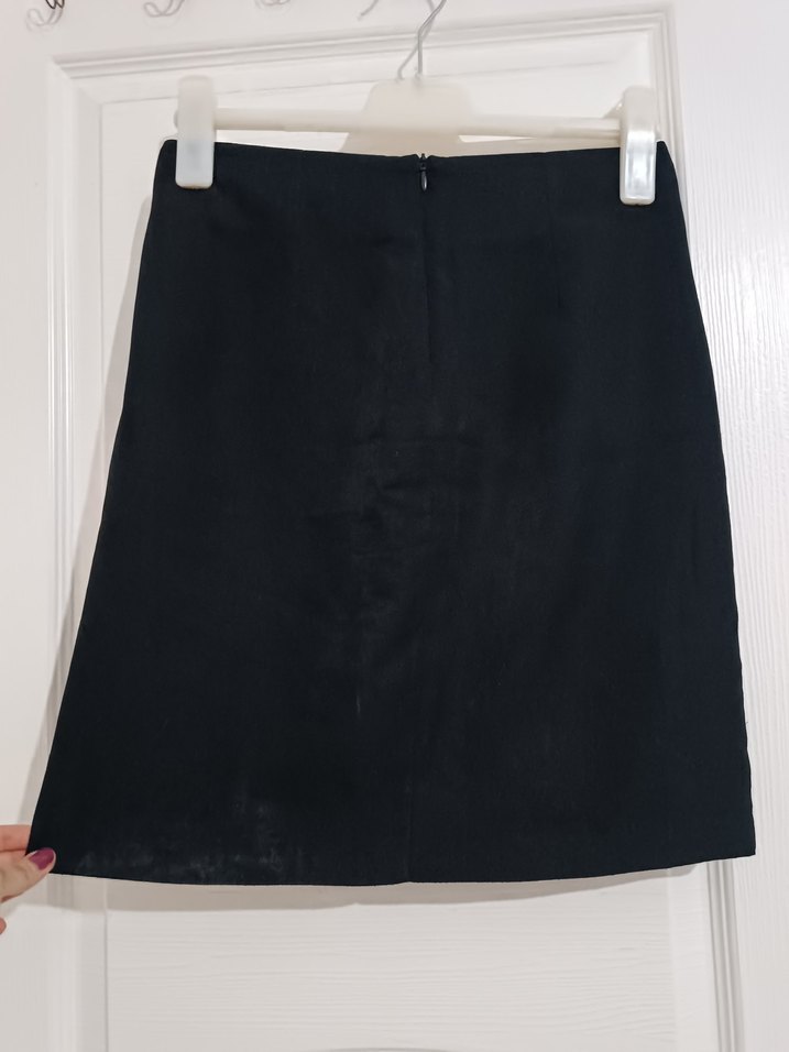 Siyah Drapeli Etek - Görsel 3