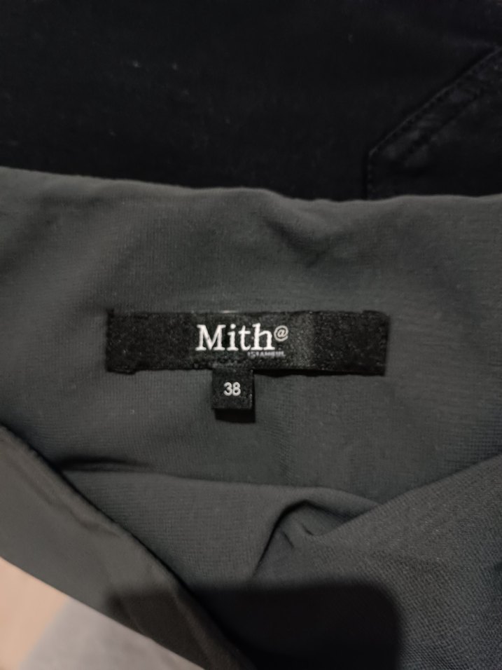 Füme Şifon Kalem Etek - Görsel 3