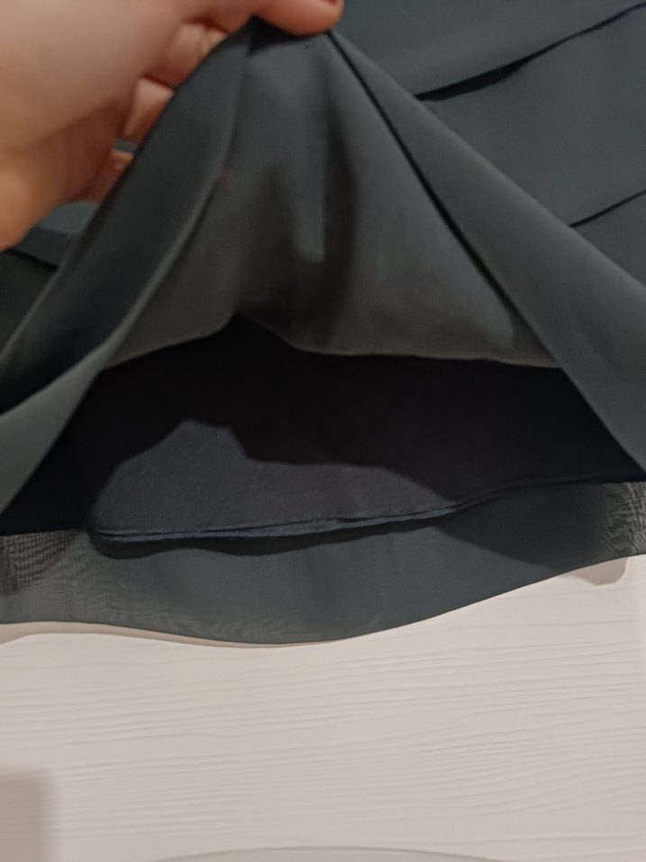 Füme Şifon Kalem Etek - Görsel 2