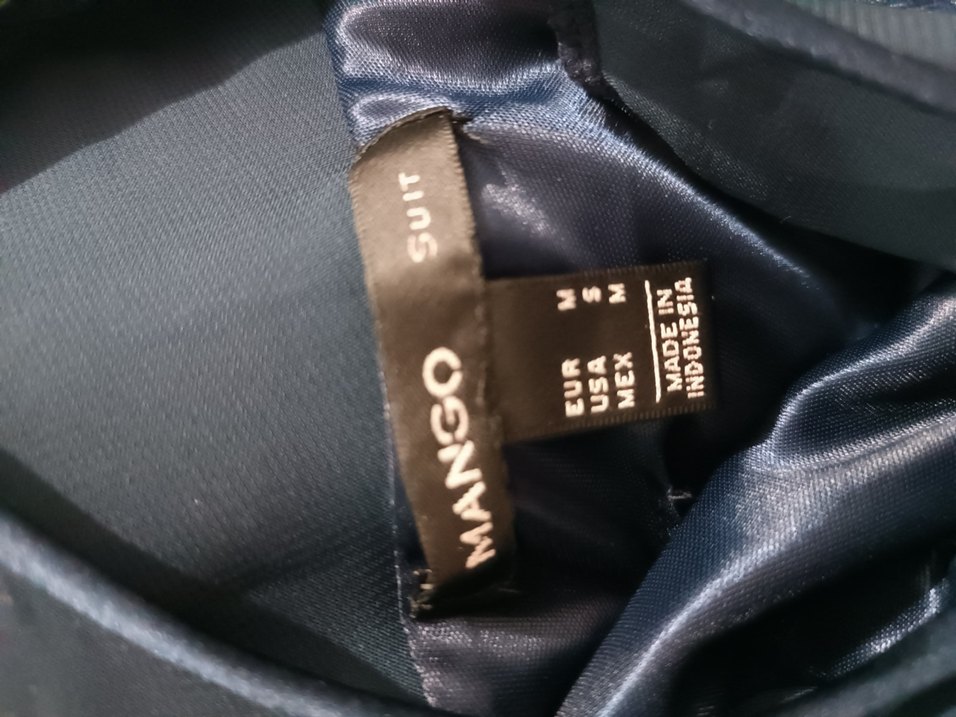 Uzun Lacivert Gotik V Yaka Elbise - Görsel 3