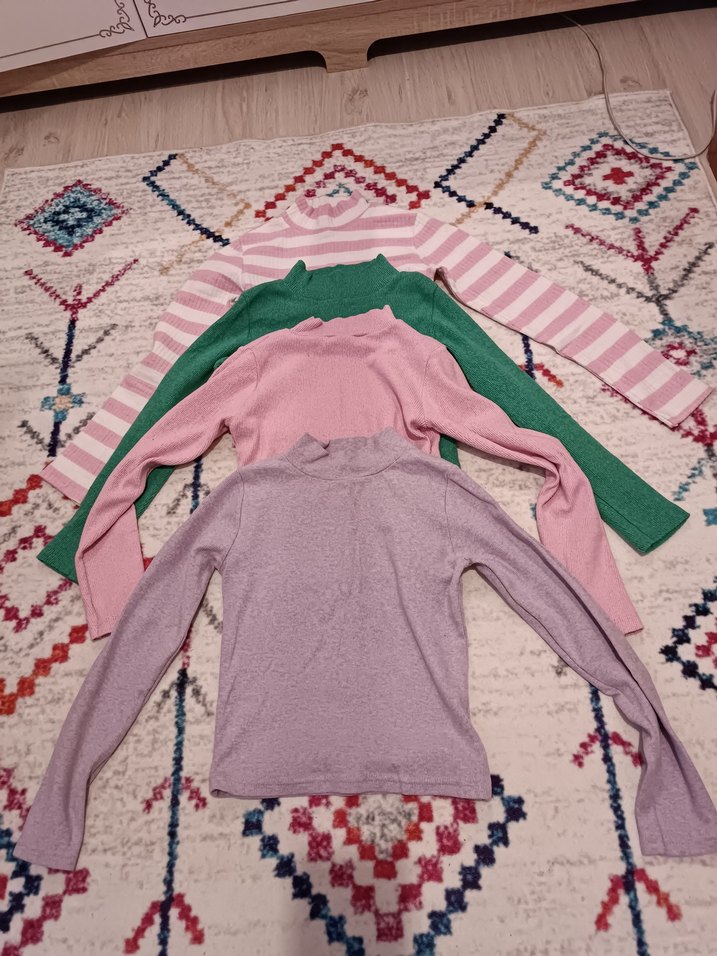 Kadın Balıkçı Yaka Triko Kazak - Görsel 3