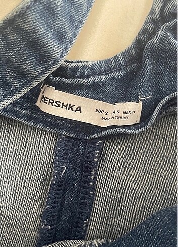 Bershka Berska jean elbise