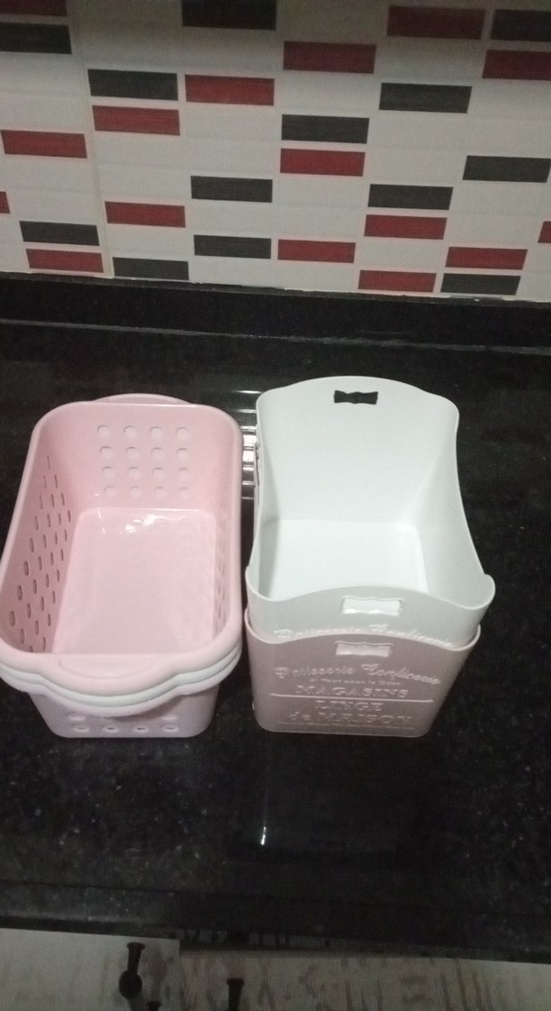 Pastel Pembe Saklama Sepetleri - Görsel 2