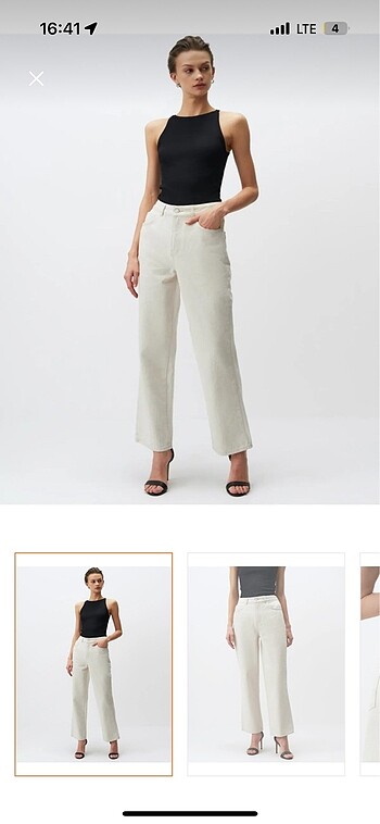 38 Beden ten rengi Renk Jimmy Key Pantolon