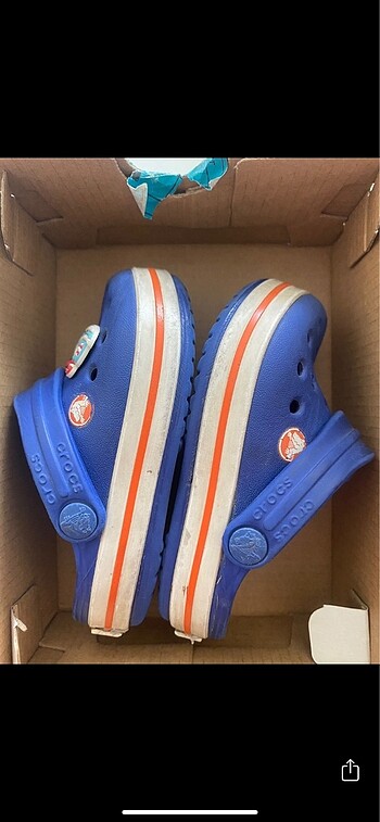 22 Beden lacivert Renk Crocs erkek bebek terlik