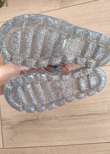 28 Beden Next jelly Gri Simli Plastik Sandalet