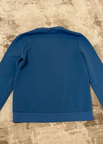 Defacto s beden ici polarli mavi sweat - Görsel 6