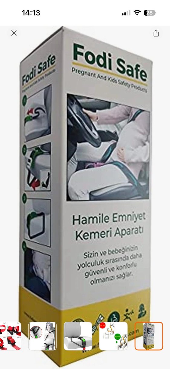 Hamile emniyet kemeri aparatı 2 adet - Görsel 5