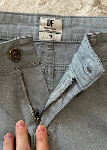 Defacto mavi renk erkek 29 beden şort - Görsel 4