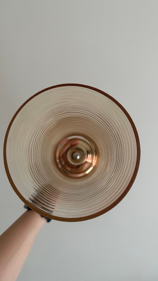 rose gold parlak uzun cam vazo - Görsel 3