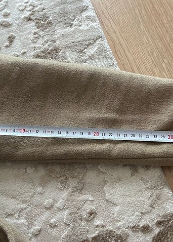 Mango s beden camel rengi kuşaklı kaşe kaban - Görsel 8