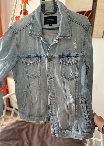 Colins Gri Düğmeli Kadın Denim Ceket - Görsel 3