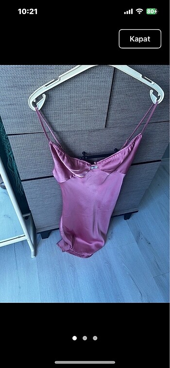 Bershka Bershka saten elbise