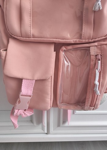 Beden Renk Pastel Pembe Çocuk Okul Çantası