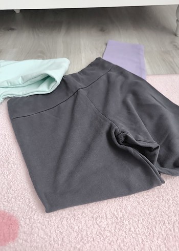 10 Yaş Beden gri Renk Pastel Renkli Kapüşonlu Kadın Sweatshirt
