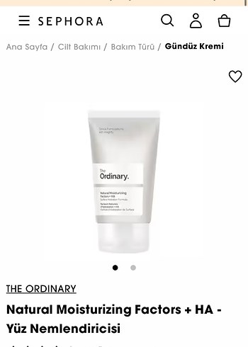 The Ordinary Natural Moisturizing Factors + HA
