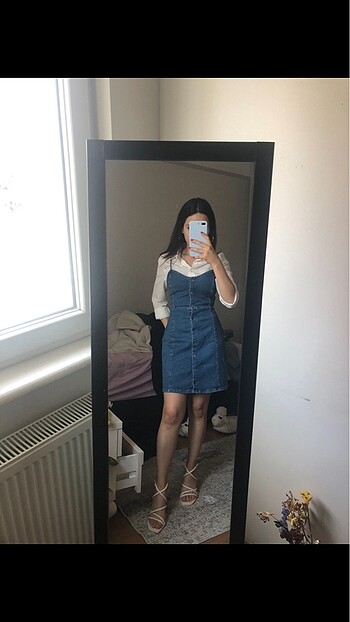 Zara Denim elbise
